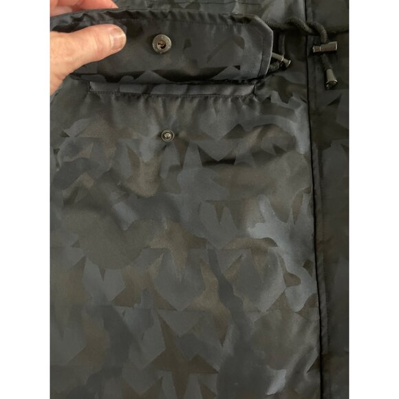 Anthropologie Avec Les Filles Star Camo Jacket Parka Sherpa Lined Long Length S - Picture 6 of 16